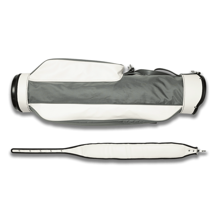 Jones Original Lightweight Water-Resistant Golf Carry Bag - Charcoal/White