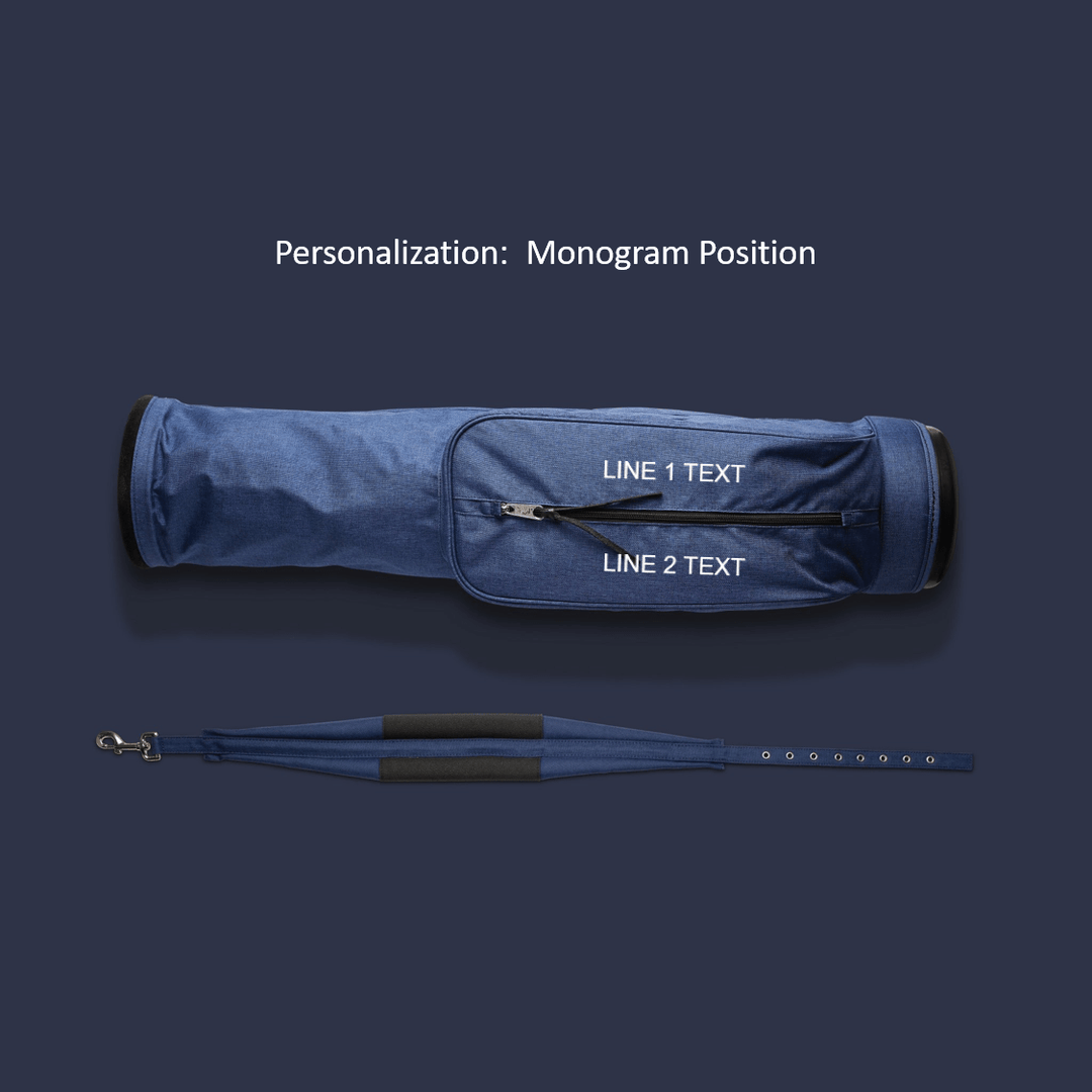 Jones Players Series Heather Blue Lightweight Golf Carry Bag with Personalization