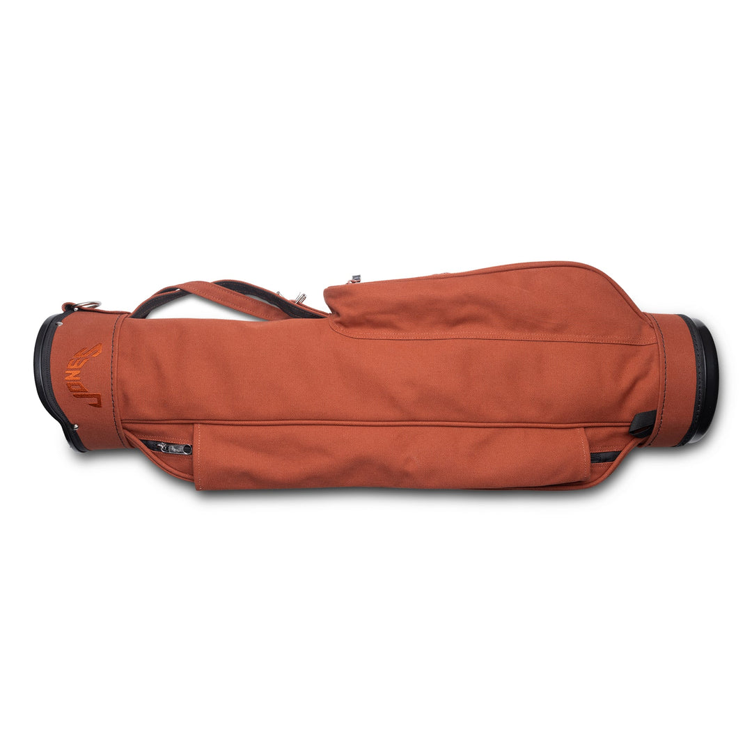 Original Jones Burnt Clay Canvas Golf Carry Bag for Walking Golfers