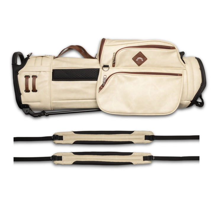 Jones Trouper Heritage Edition Golf Stand Bag - Ecru/Kodiak