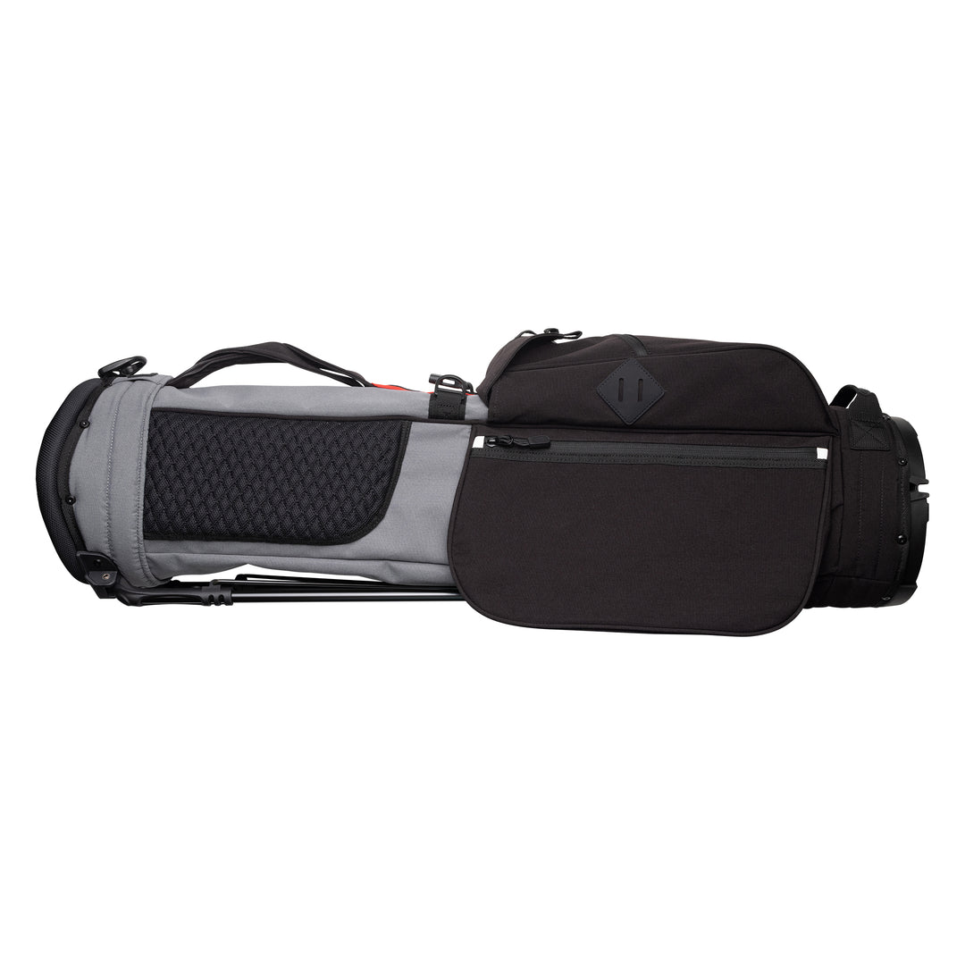 Rover Advanced Golf Stand Bag - Lightweight, Durable, Dual Strap System, Charcoal/Black/Red