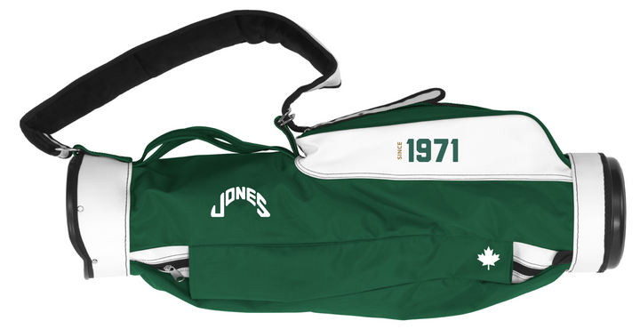Jones Original Canadian Edition Golf Carry Bag - Green/White