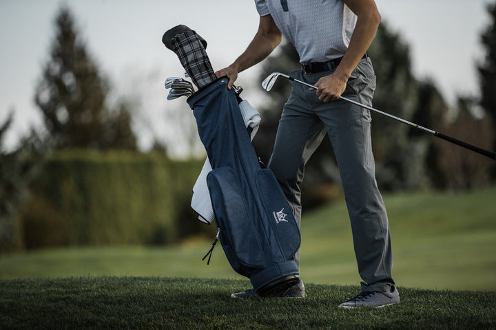 Jones Players Series Heather Blue Lightweight Golf Carry Bag with Personalization