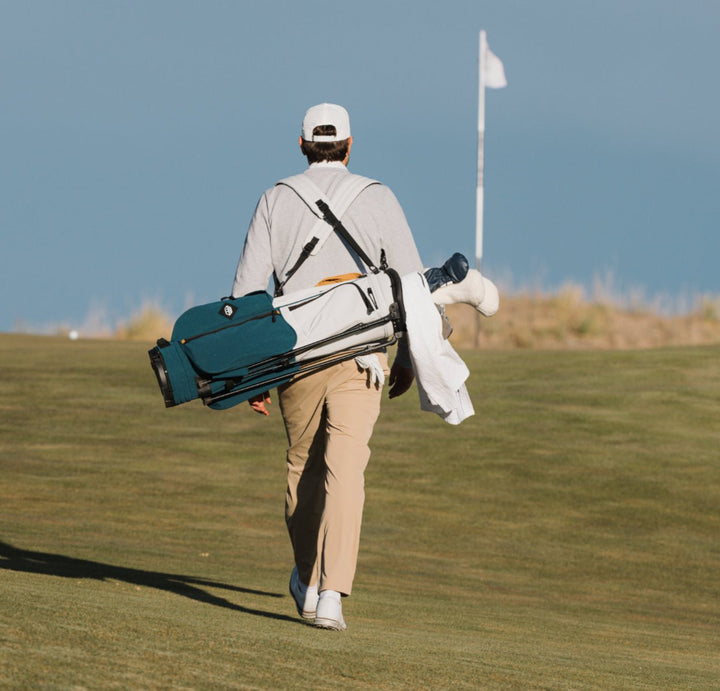Jones Rover Stand Golf Bag - Cement/Bondi Blue, Lightweight, Durable