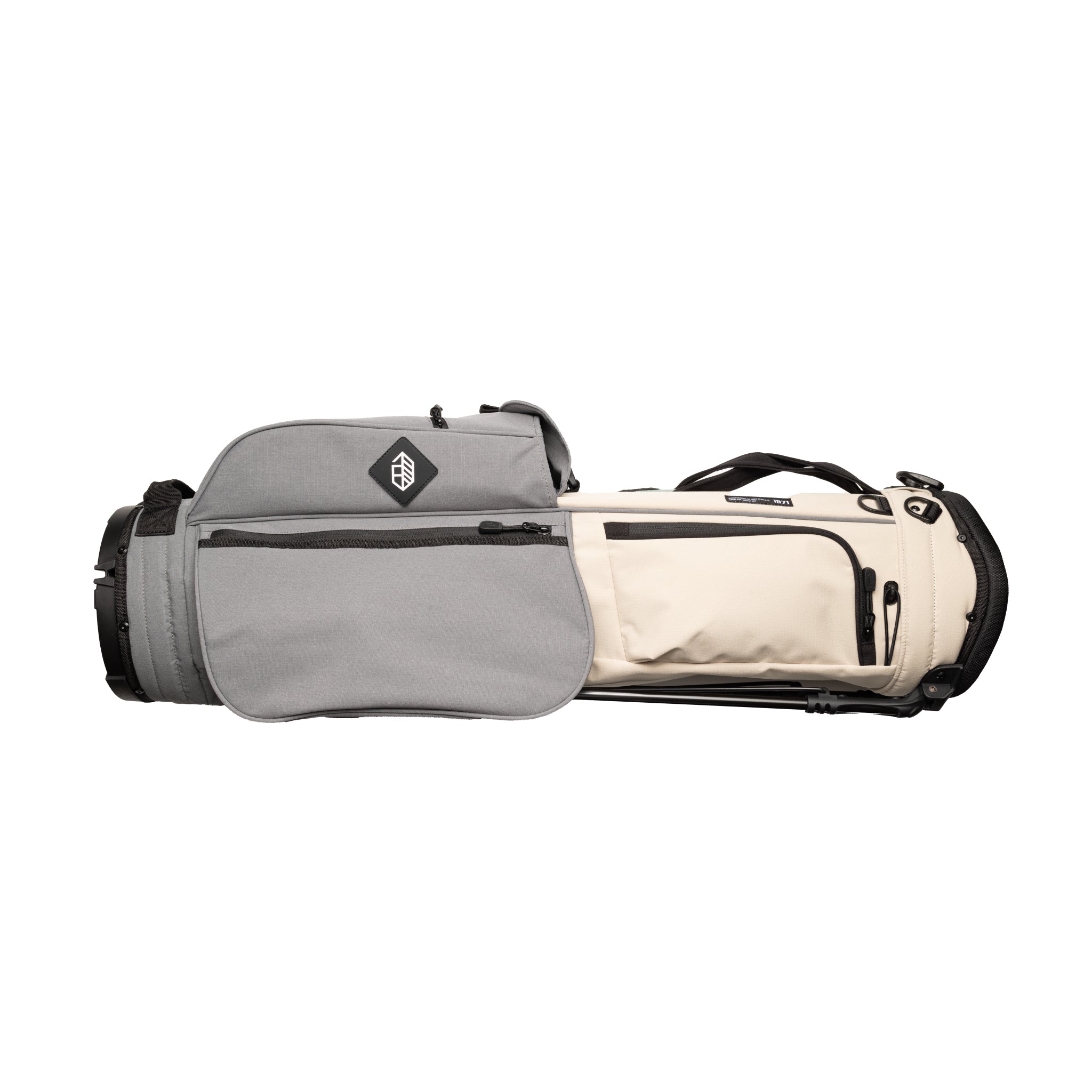 Jones Rover Lightweight Golf Stand Bag - Field Khaki/Charcoal