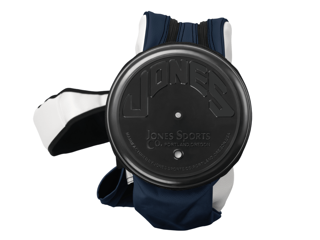 Jones Original Lightweight Golf Carry Bag - Navy/White, Durable, Water-Resistant