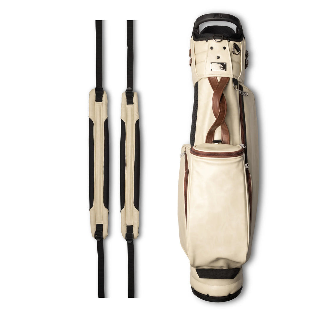 Jones Trouper Heritage Edition Golf Stand Bag - Ecru/Kodiak