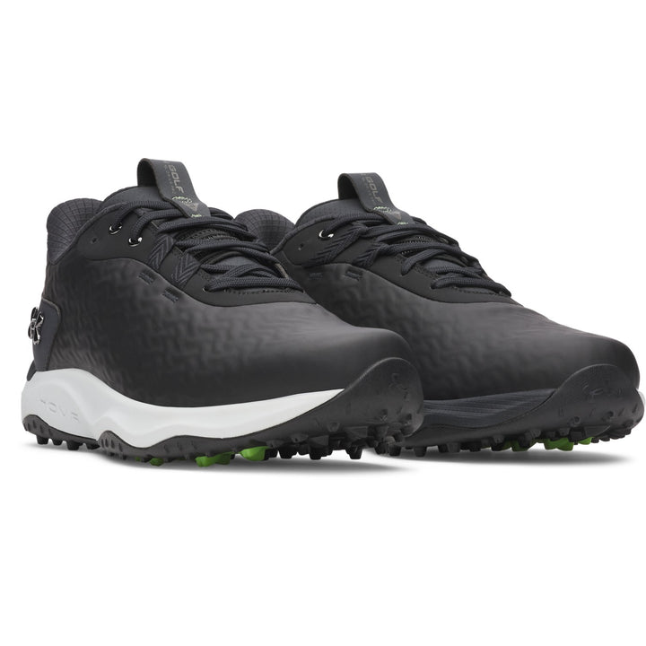 UA Drive Pro Clone Spikeless Men's Golf Shoes - Black Pair