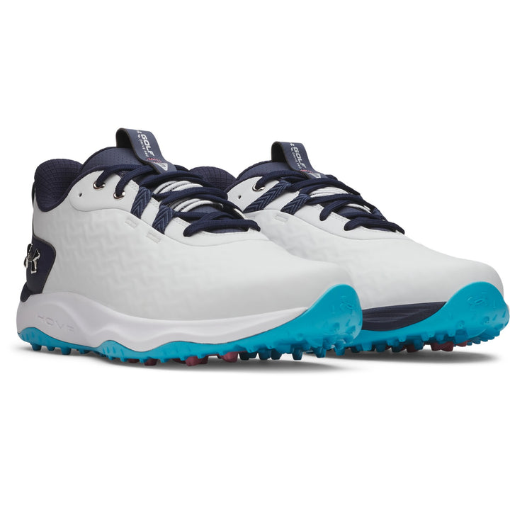 UA Drive Pro Clone Spikeless Men's Golf Shoes - Distant Gray Pair