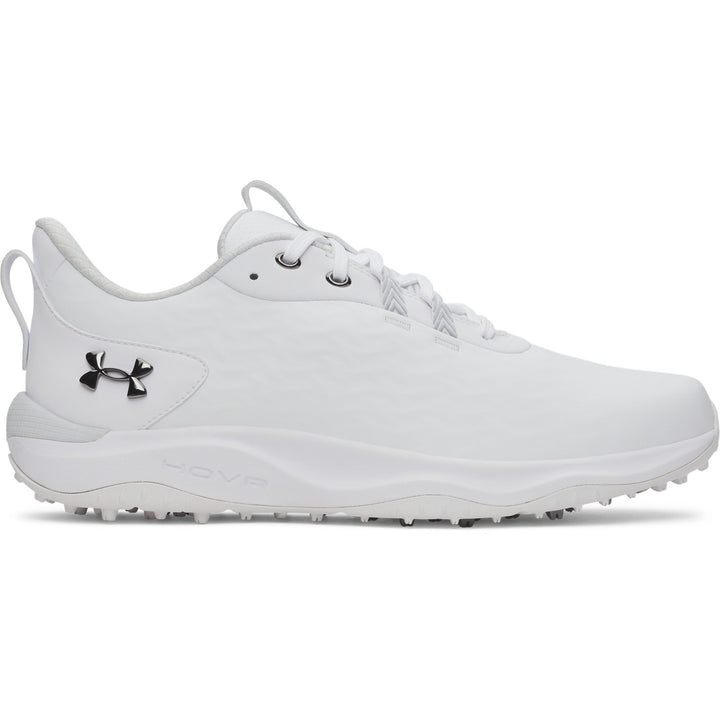 UA Drive Pro Clone Spikeless Men's Golf Shoes - White