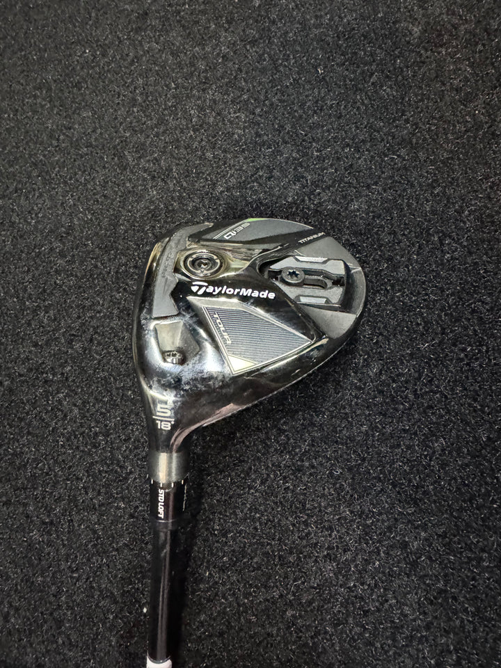 Demo TaylorMade Qi35 Tour Fairway Wood- 18 Degree- Left  Hand- Kai'li Red 75S