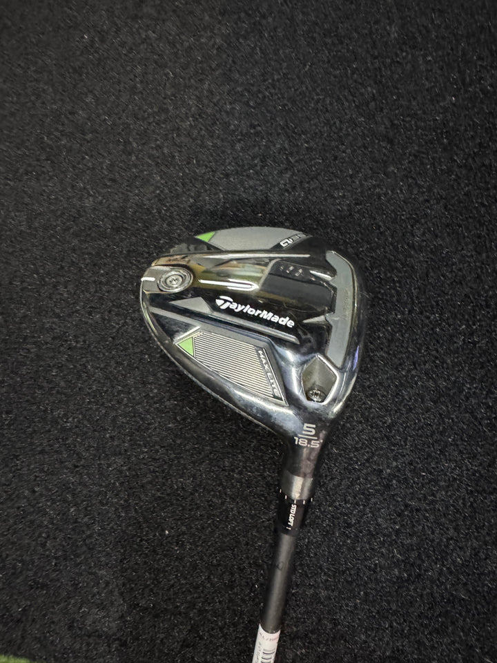 Demo TaylorMade Qi35 Max Lite Fairway Wood- 18.5 Degree- Right Hand- Kai'li Blue 65R