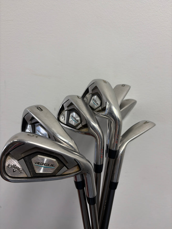 Demo Callaway Rogue Irons - 5i-PW, AW Regular RH
