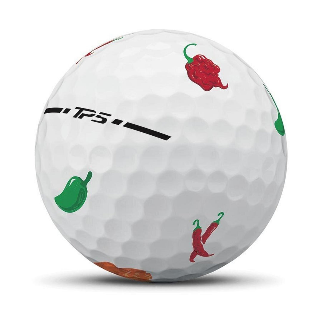 Taylormade Hot Peppers TP5 pix Limited Edition Golf Balls
