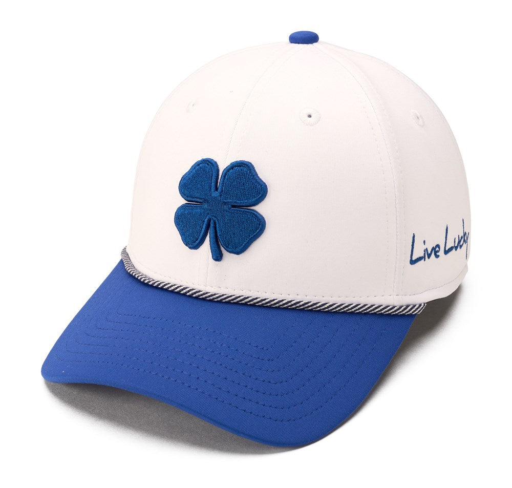 Black Clover Premium Clover 166 White-Royal Hat