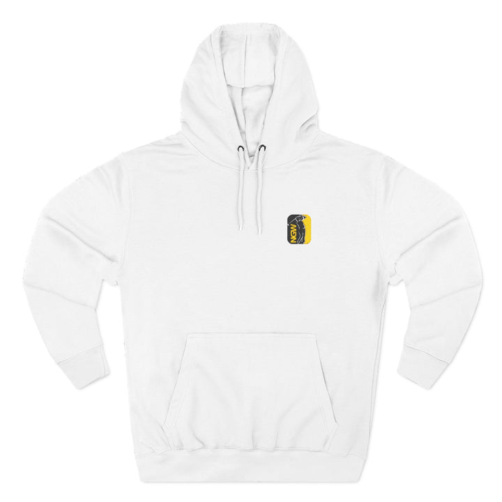 Cozy Three-Panel Fleece Hoodie for Everyday Comfort, Graphic Sweatshirt, Casual Fall Fashion, Gift for Him or Her, Relaxed Style