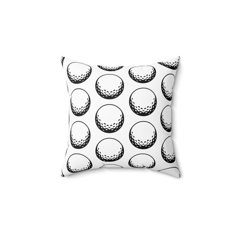 GOLF BALL Spun Polyester Square Pillow