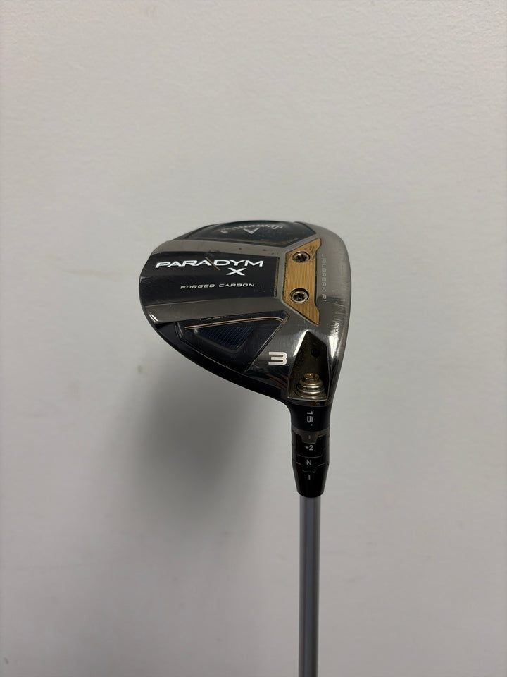 Demo Callaway Paradym X Fairway Wood - 3W 15° Senior RH