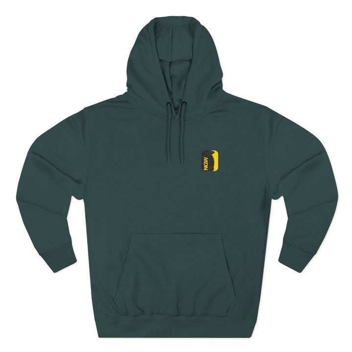 Cozy Three-Panel Fleece Hoodie for Everyday Comfort, Graphic Sweatshirt, Casual Fall Fashion, Gift for Him or Her, Relaxed Style