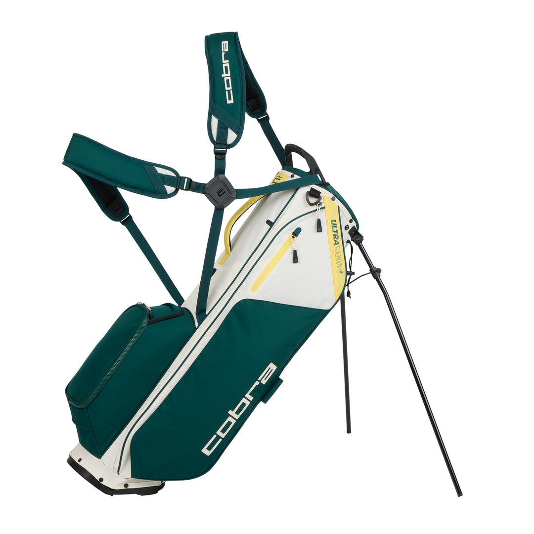 Cobra Ultralight 2 Stand Golf Bag - Sugared Almond / Dark Myrtle / Sunny Yellow
