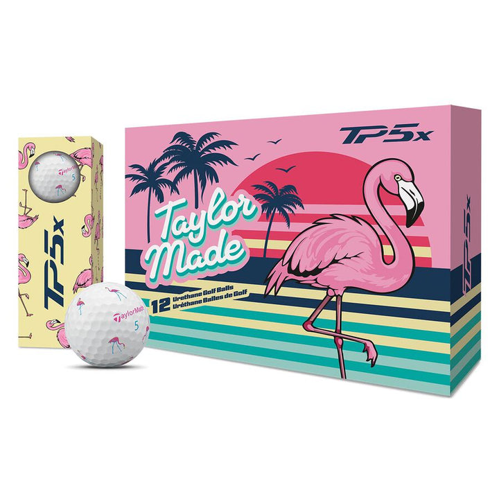 Taylormade Flamingo TP5x pix Limited Edition Golf Balls