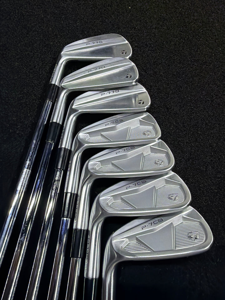 Demo TayolorMade P7CB/ P770 combo Irons 4i-Pw  KBS Tour Stiff