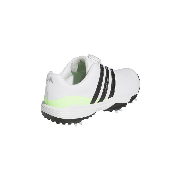 Adidas Junior's Tour360 BOA Spiked Golf Shoe - White