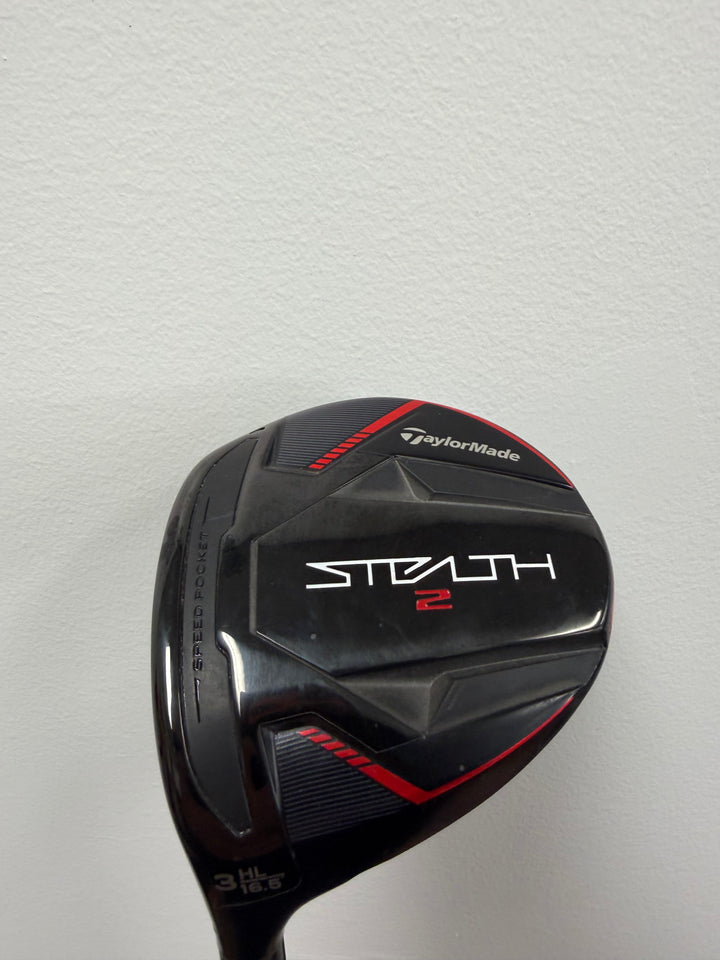 Demo Talylormade Stealth 2 Left Handed Fairway Wood with Ventus TR 5A