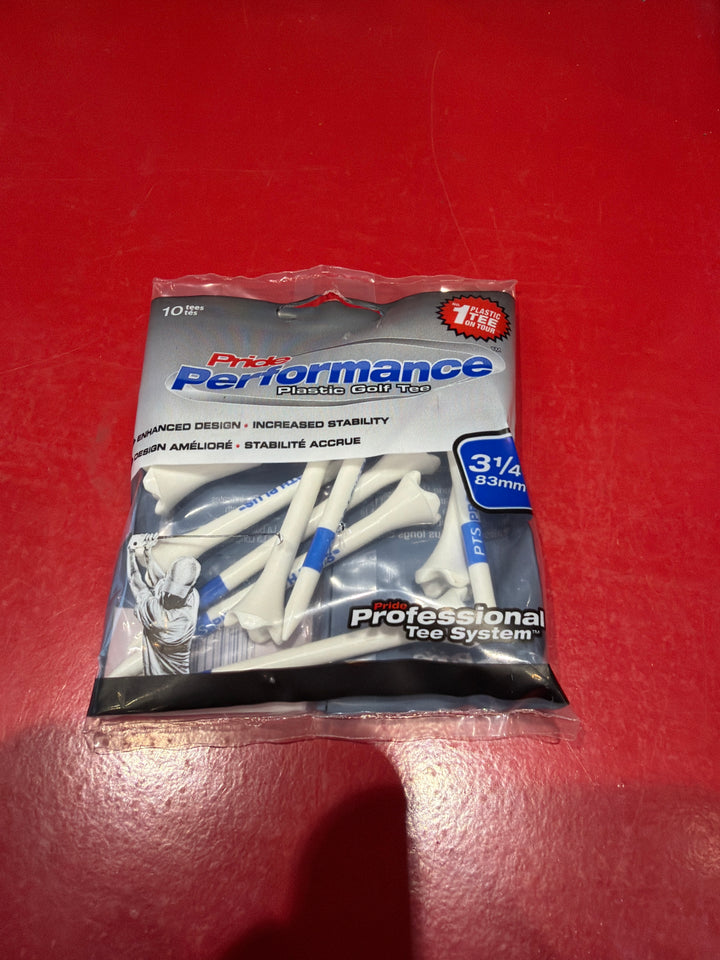 Pride Plastic Tees 10 pk