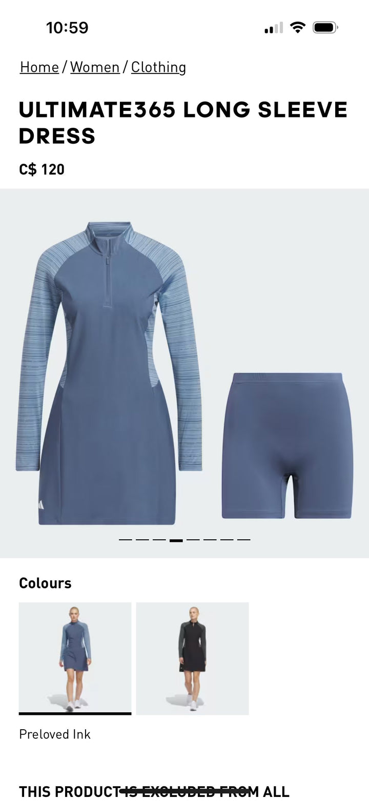Adidas LongSleeve Dress