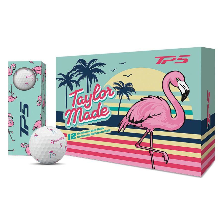 Taylormade Flamingo TP5 pix Limited Edition Golf Balls