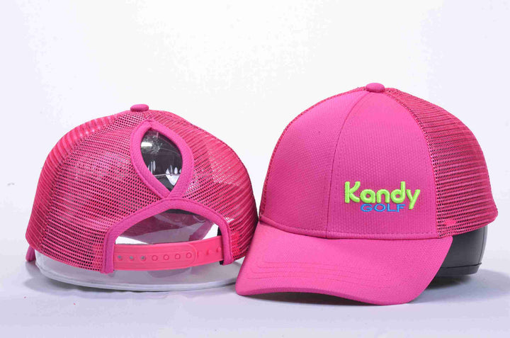 Junior Girls adjustable Ponytail Golf Hats