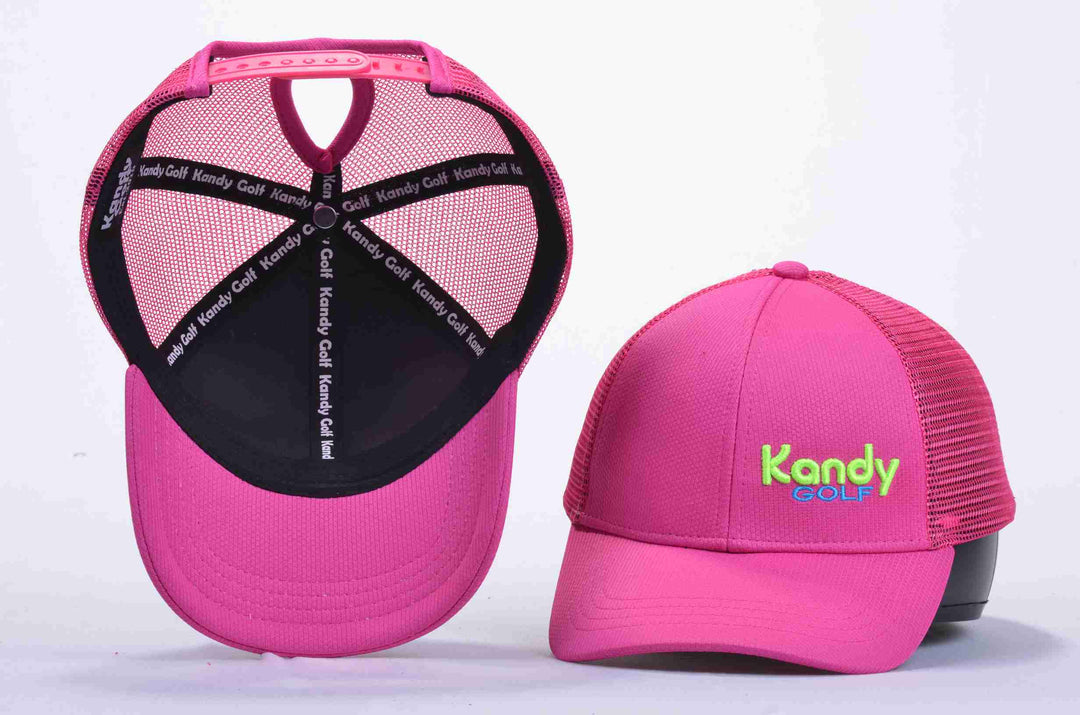Junior Girls adjustable Ponytail Golf Hats
