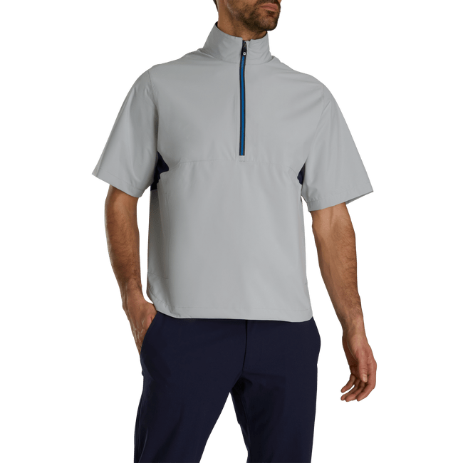 Footjoy Men’s HydroLite X Short Sleeve Rain, 1/4 Zip Jacket