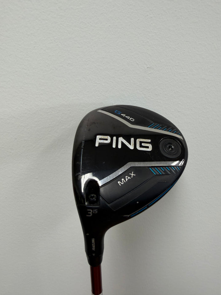 Demo Ping G440 Max Left Handed Fairway Wood with Denail Red 60g 5.5