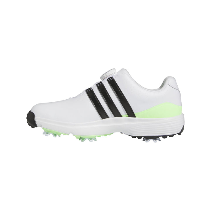 Adidas Junior's Tour360 BOA Spiked Golf Shoe - White