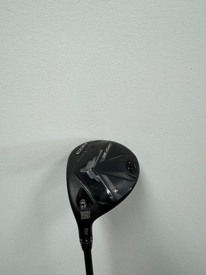 Demo Cobra DS-Adapt X Fairway Woods - Left Hand- 3 Wood- Denail Black 70g Extra Stiff