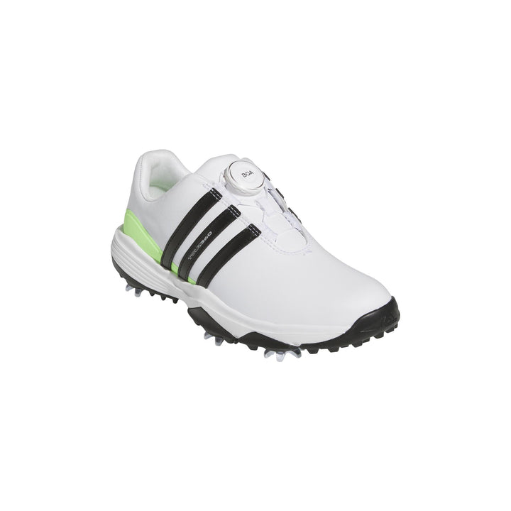 Adidas Junior's Tour360 BOA Spiked Golf Shoe - White