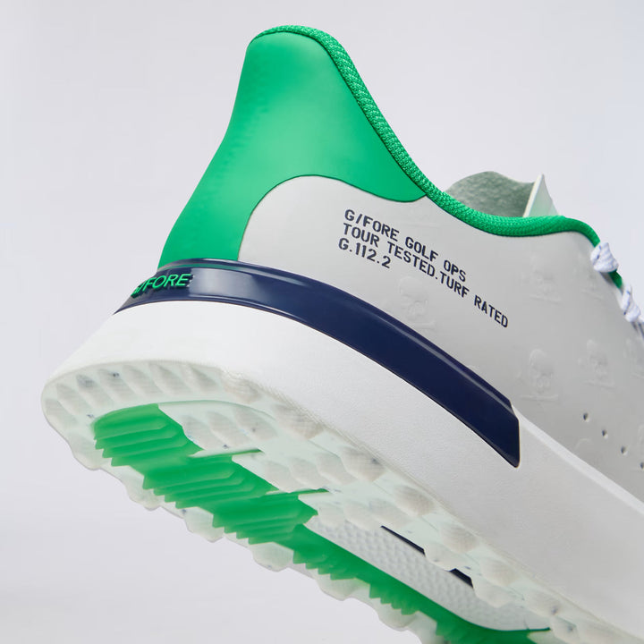 Men's G.112 Embossed Skull & Tees Golf Shoe Snow/Clover
