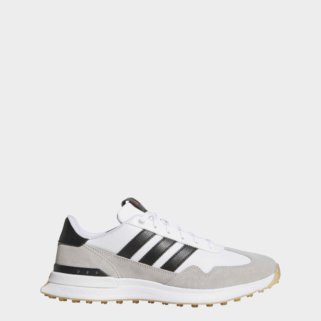 Adidas Men's S2G 26 Textile Spikeless Golf Shoes - White/Black/Grey