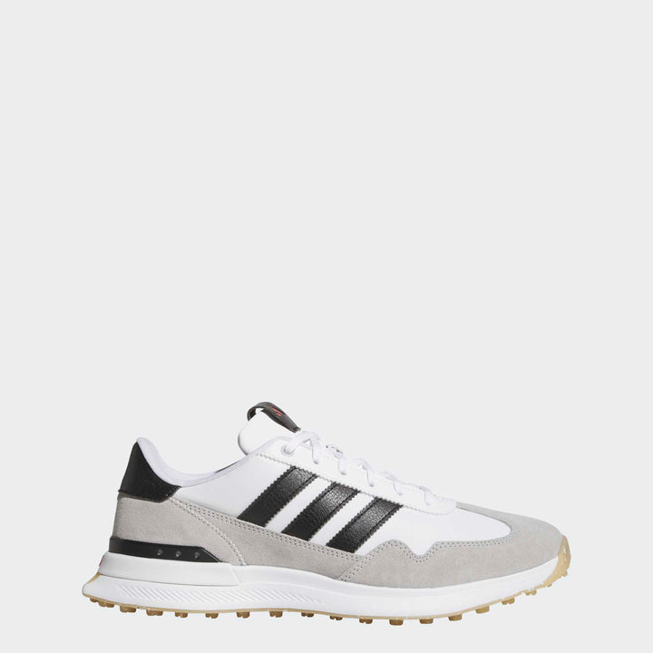 Adidas Men's S2G 26 Textile Spikeless Golf Shoes - White/Black/Grey