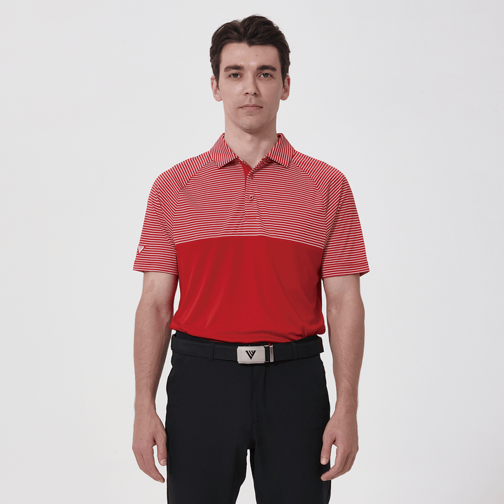 Levelwear Men's Classic Stripe Polo