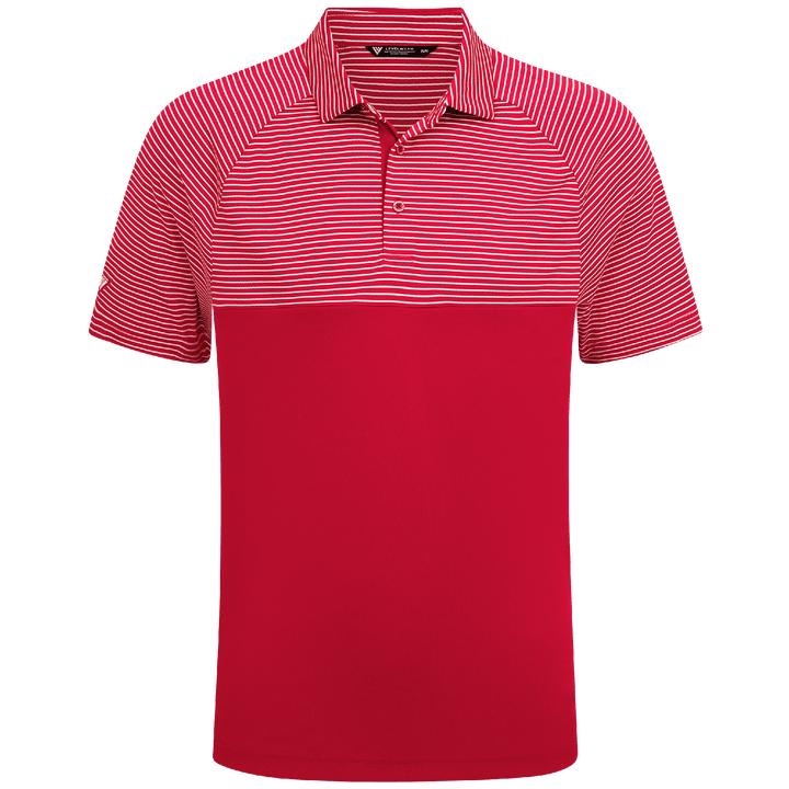 Levelwear Men's Classic Stripe Polo