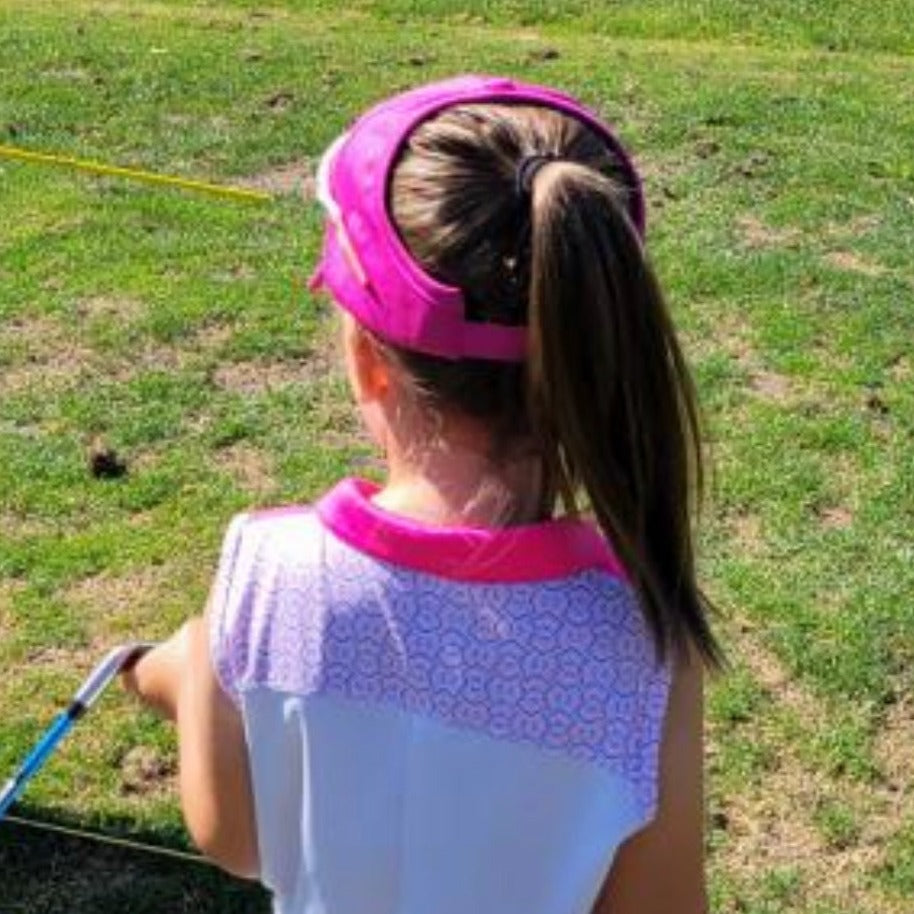 Junior Girls 1/2 Visor Golf hats