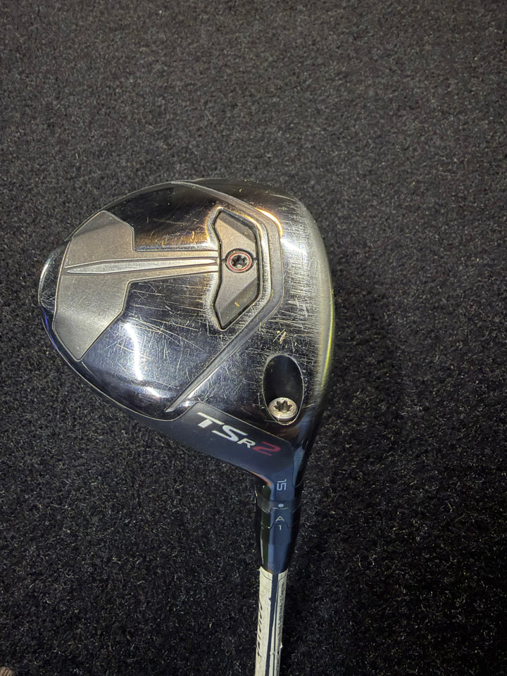 Demo Titleist TSR2 Fairway Wood- 15 Degree- Right Hand- HZRDUS CB Red 60 5.0 (Senior)