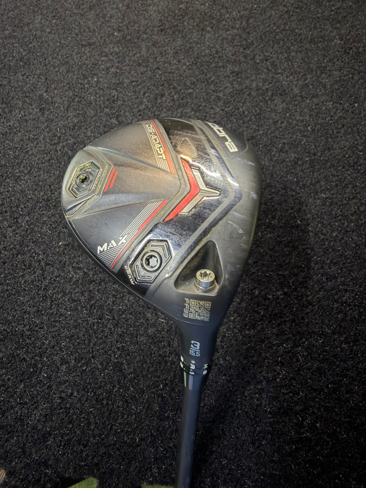 Demo Cobra DS-Adapt Max Fairway Wood- 15.5 Degree- Right Hand- Vanquish 4 R2 (Senior)
