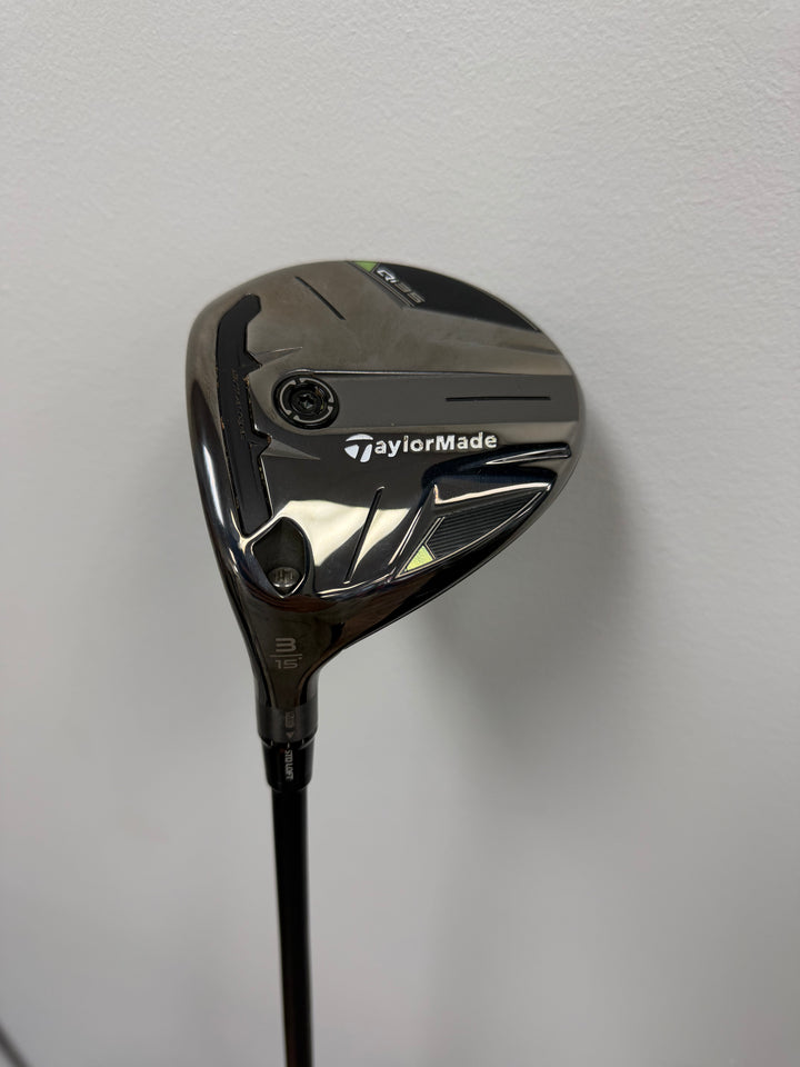 Demo TaylorMade Qi35 Fairway Wood- 15 Degree- Left Hand- Ventus Blue 5R