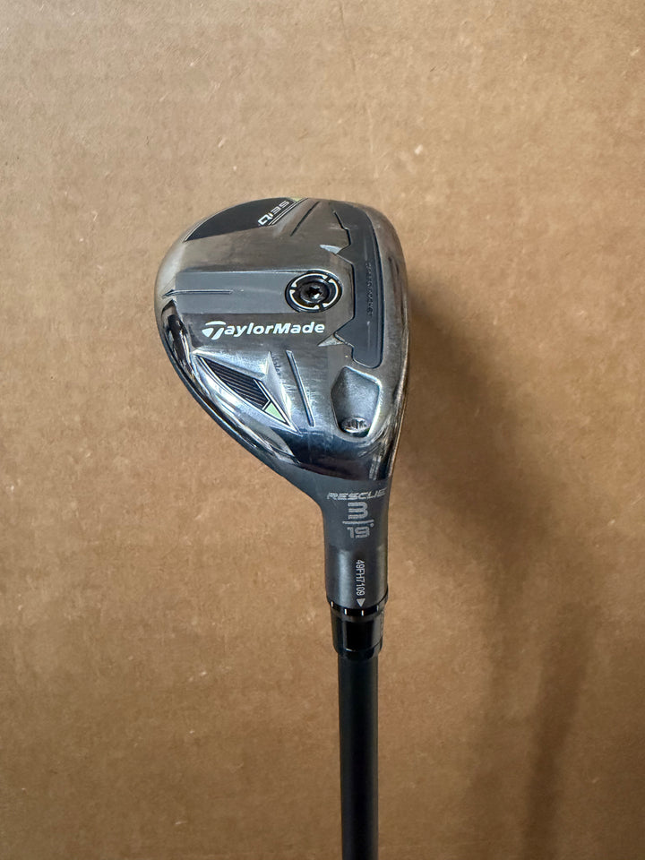 Demo TaylorMade Qi35 Hybrid- 19 Degree- Right Hand- Ventus 6R
