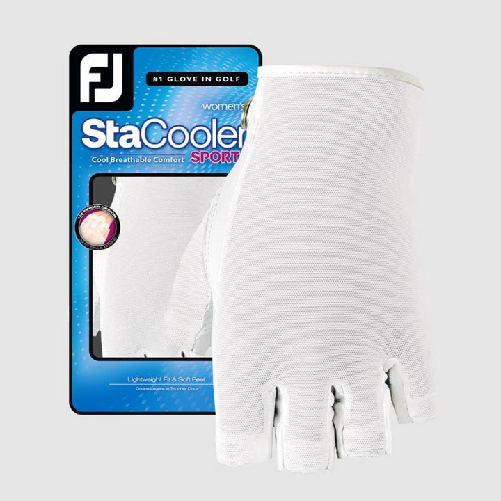 FootJoy Women's StaCooler Sport Golf Glove Half Finger