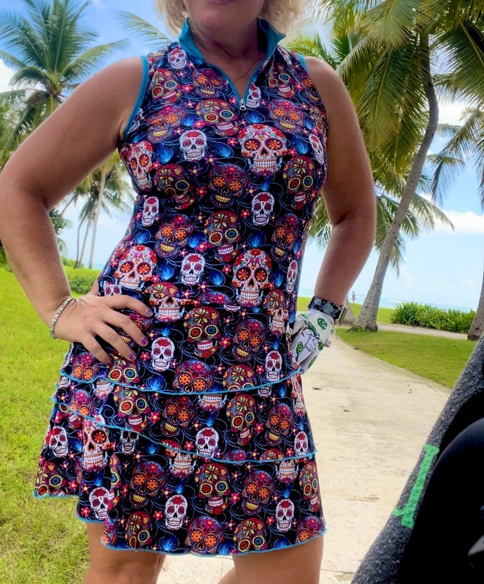 Kandy Skulls Par Tee Dresses